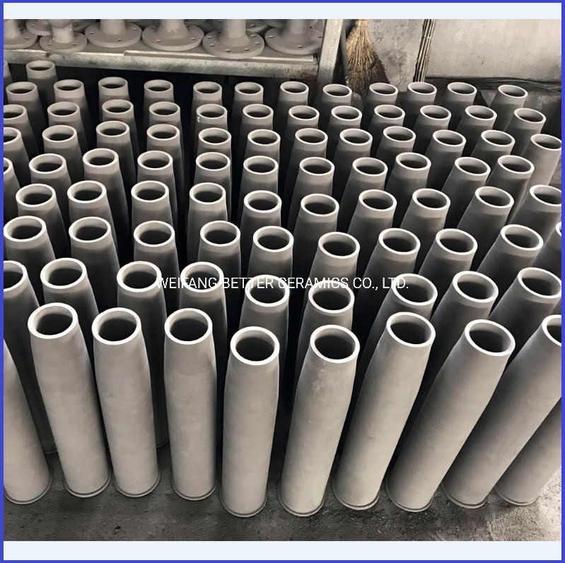 Oxidation resistance Silicon Carbide Burner Nozzle/RBSIC Burner Tube