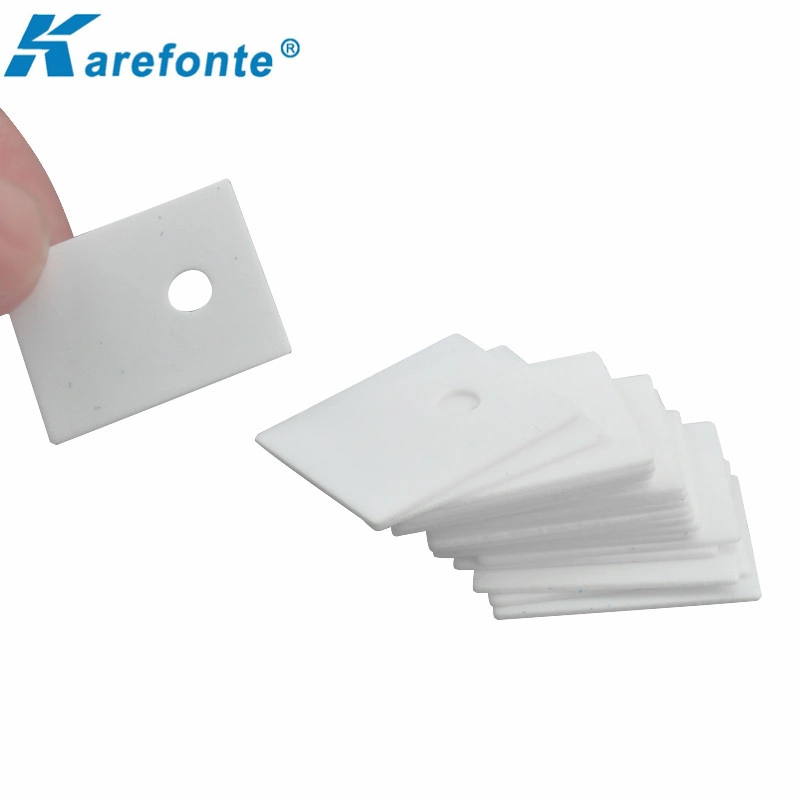 to-220 14*20mm Alumina Ceramic Heat Insulating Plate in Stock with Factory Price
