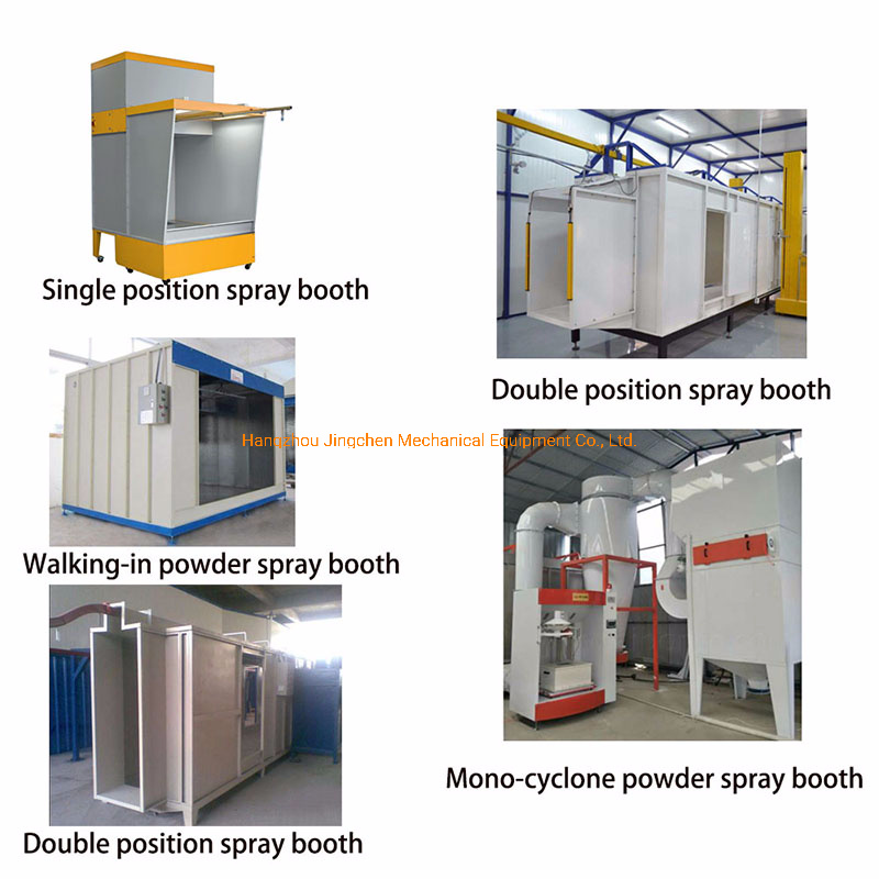 Popular Powder Coating Gun Spray Booth Curing Oven for Painting Factory