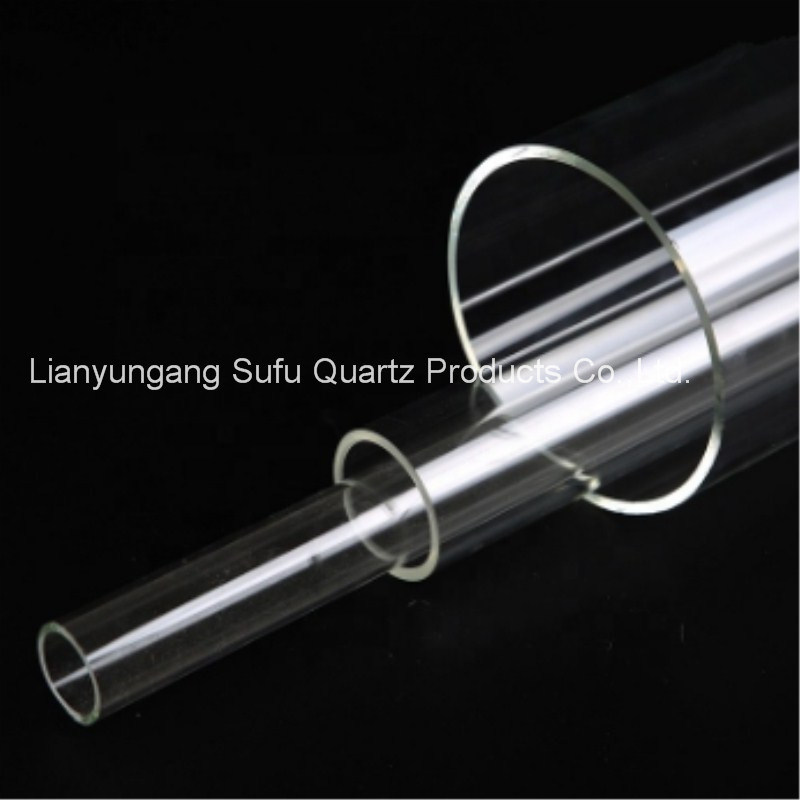 Transparent Quartz Glass Thin Pipe