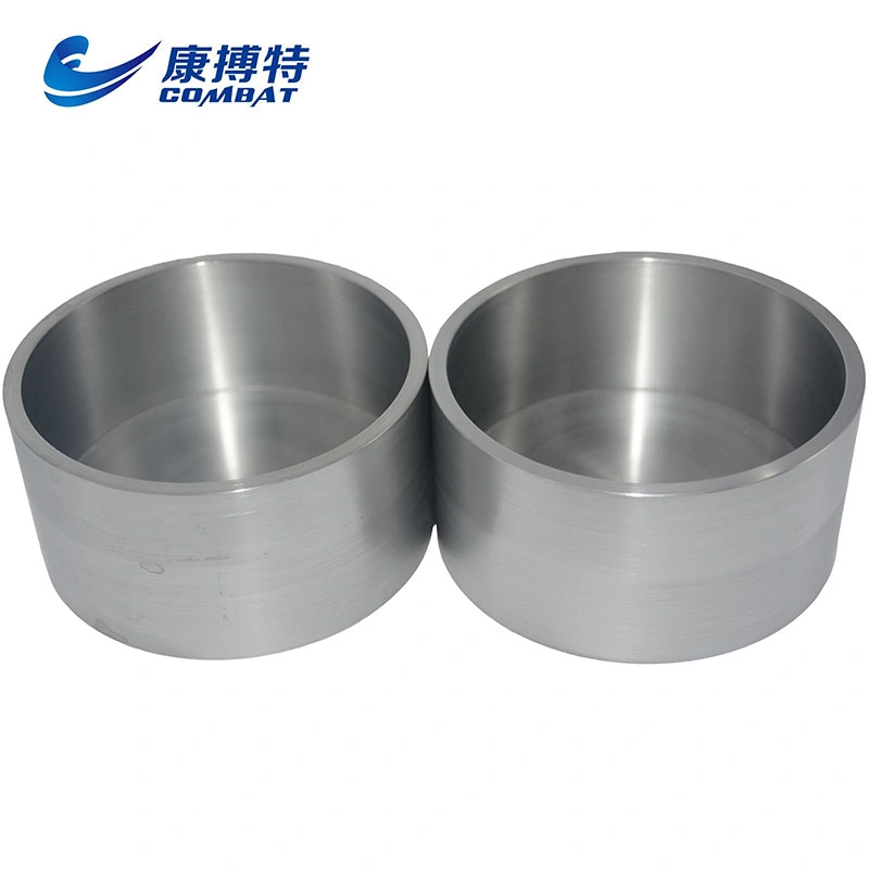 High Temperature 99.95 Pure Tungsten Crucible for Sapphire for Quartz Glass Melting Furnace