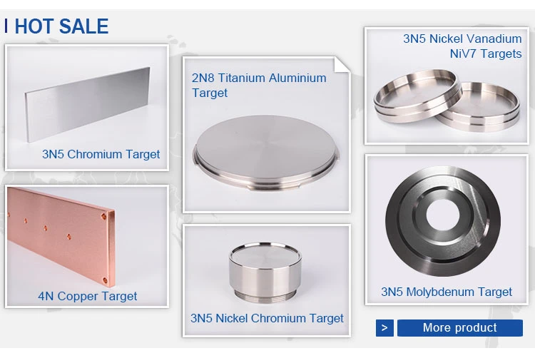 Sno2 Magnetron Coating Material Tin Oxide Sputtering Target