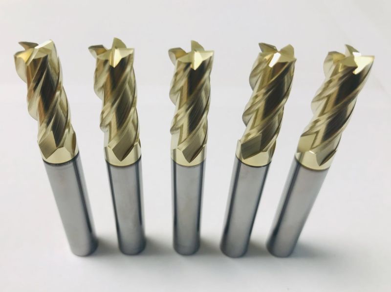 Precision Solid Caibide Golden Coating Cutting Tool for Stainless Steel