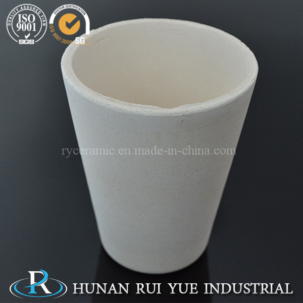 Various Size & Material Fire Clay Alumina Cylindrical Crucibles