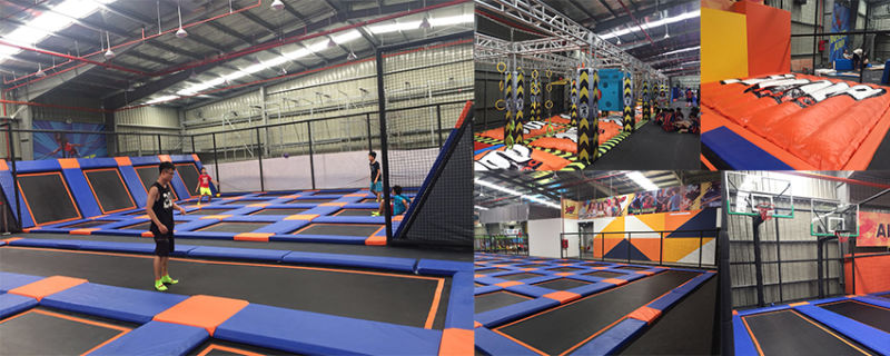 Biggest Customized Size Colorful Indoor Trampoline Park