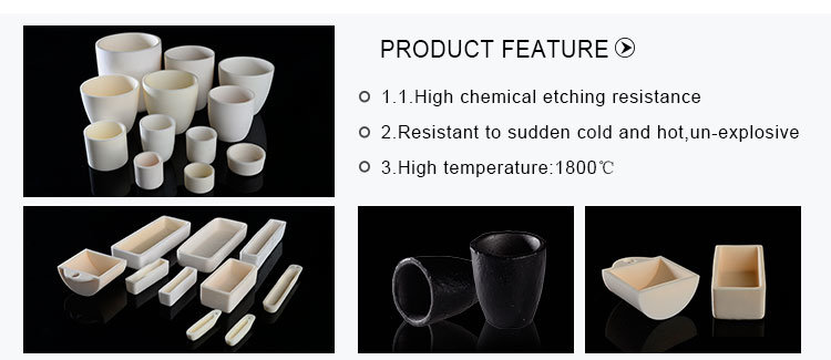 Various Size & Material Fire Clay Alumina Cylindrical Crucibles