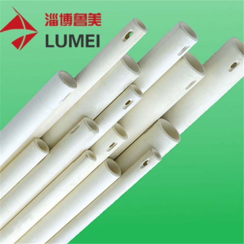 Customsed Zirconia Alumina Ceramic Refractory Heat Resistant Tube Pipe
