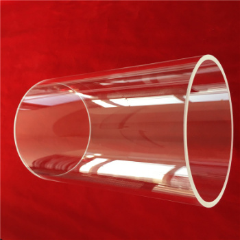 Big Size Clear Fused Polishing Silica Quartz Glass Pipe