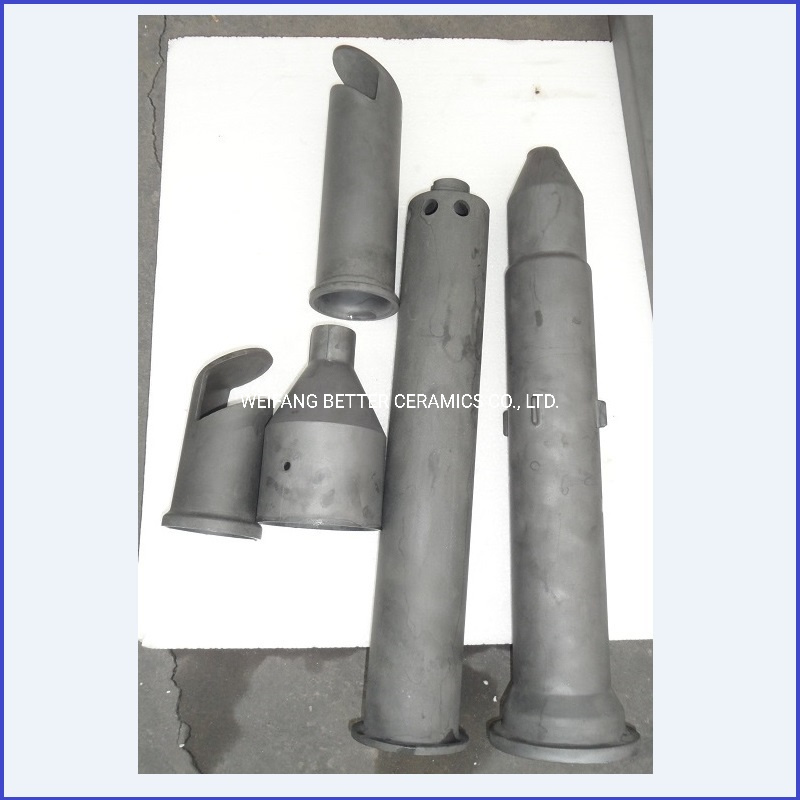 No residue  Silicon Carbide Burner Tube/SISIC burner nozzle/RBSIC tube