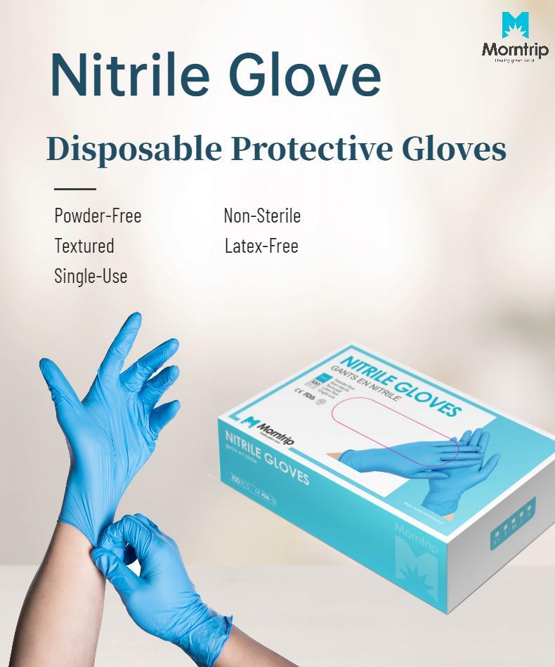 Professional &#160; Extra Strength Disposable Non-Sterile Nitrile Synthetic Gloves