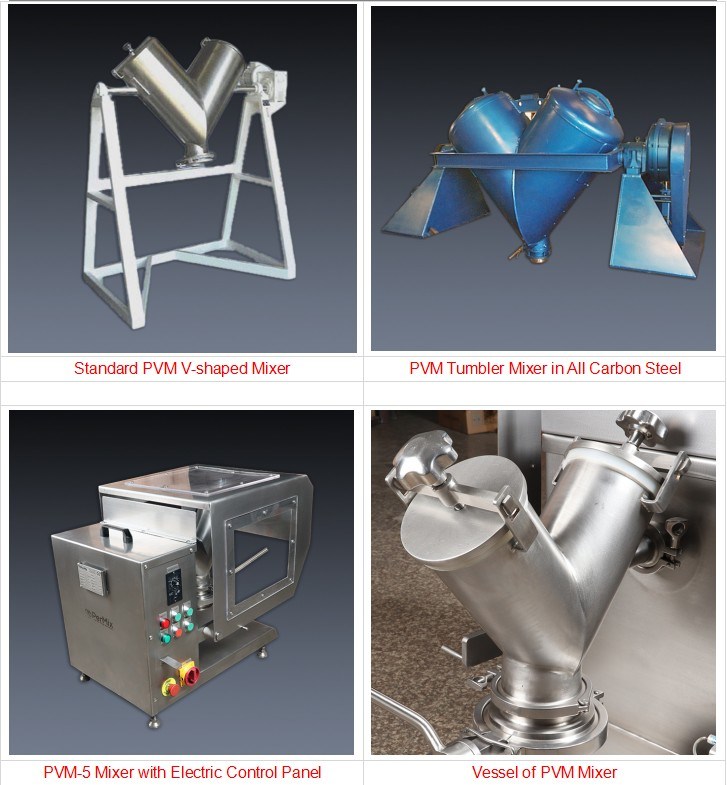 Industrial Chemical Dry Powder Mixer Machine V Cone Mixer