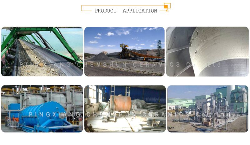 Wear Resistant Alumina Ceramic Composite Impact Wear Lining