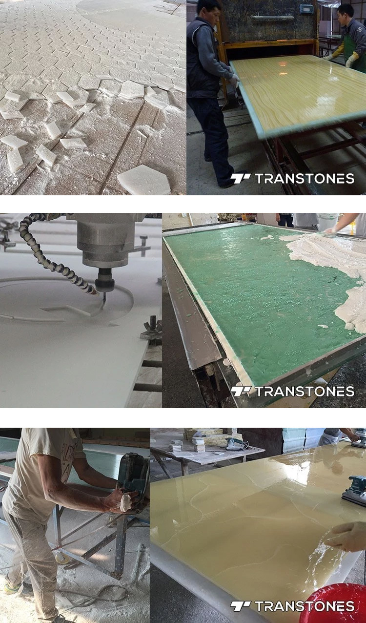 Customized Alabaster Stone Sheets Translucent Stone Panels