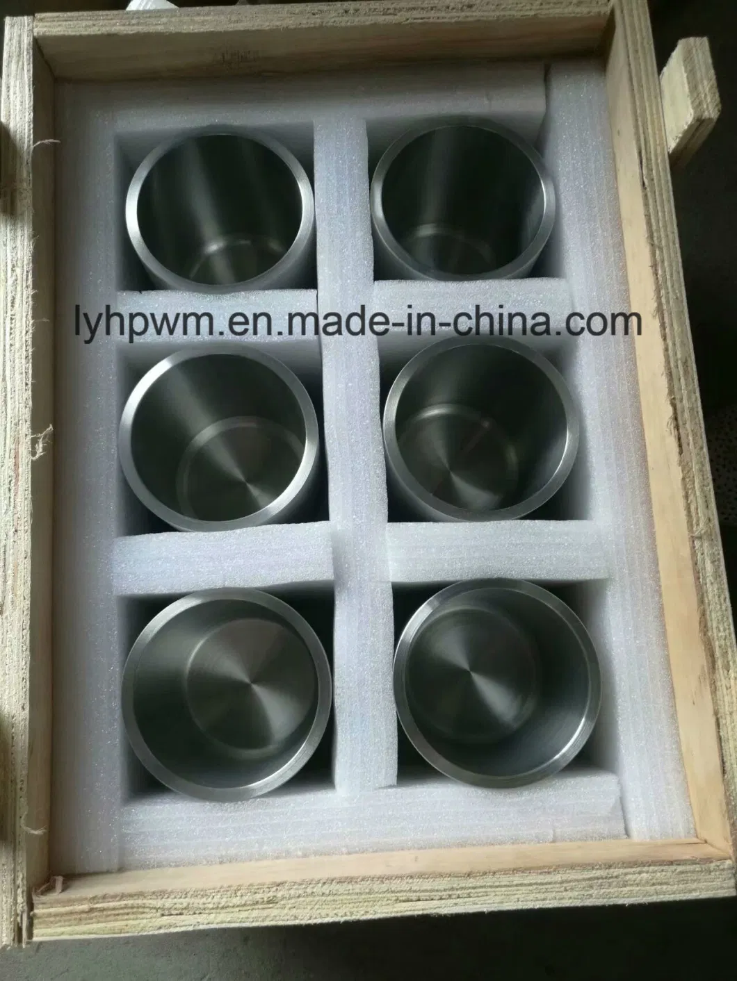 Density More Than 10.2g/Cc Forged Polished Small Molybdenum Crucible Od35mm