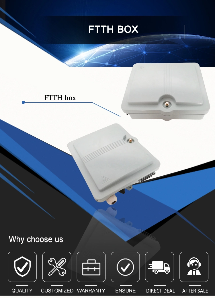 12 Core FTTH FTTB FTTX Network Wall Mounted Optical Distribution Box