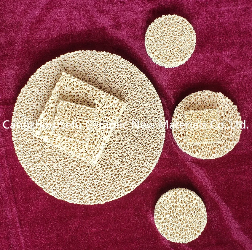 Zirconia Ceraimic Foam Filter for Filtration of High Melting Point Metal Alloys