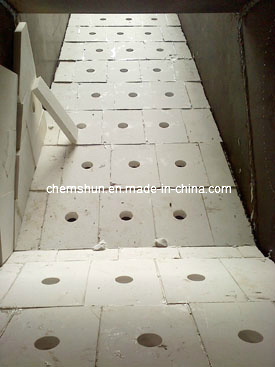 High Temperature Resistant Ceramic Tile Liner as Mining Wear Parts