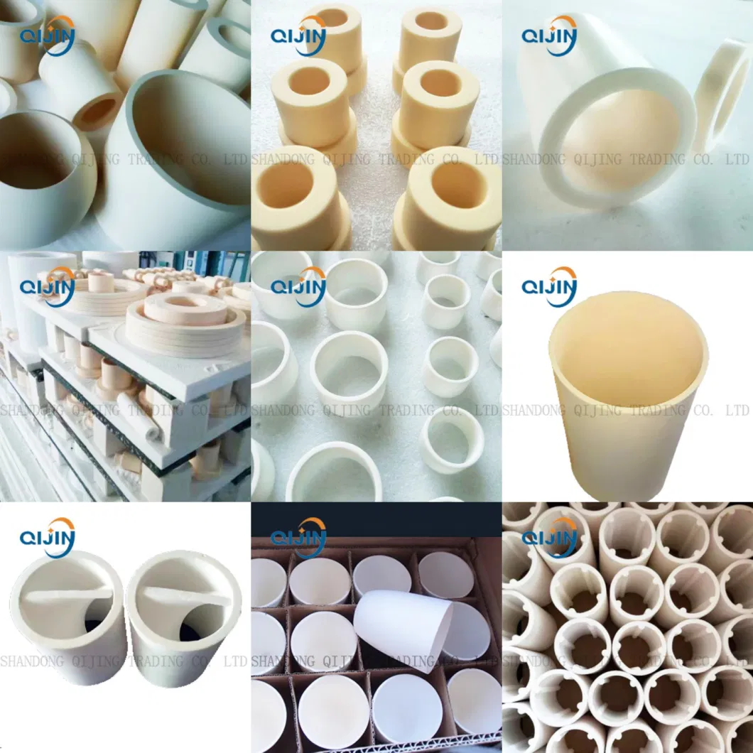 10~500mm Wear Resistant Industrial Ceramic Tube Pipe Linings