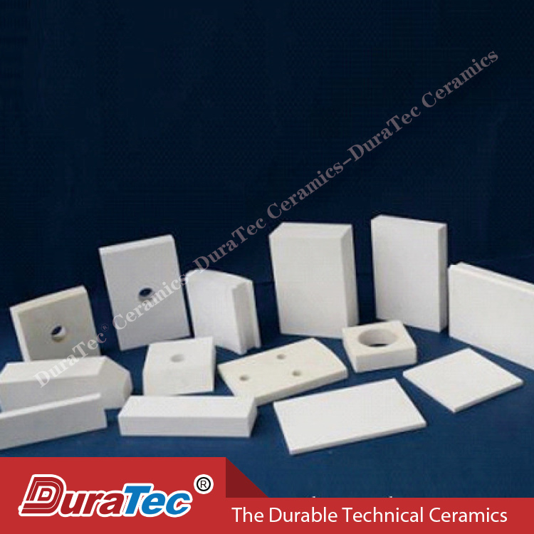 92 Al2O3 Alumina Lining Tile From Zibo Ceramics