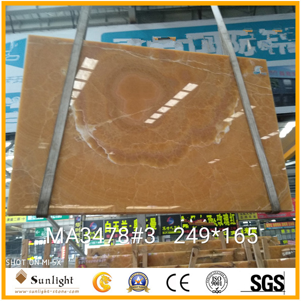 Luxury Translucent Natural Agate Onyx Slab for TV Background/ Hotel Project