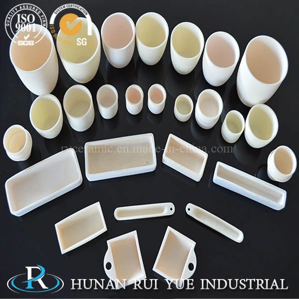 Small Crucibles 30ml 50ml 99 % Alumina Ceramic Crucibles with Cheap Price