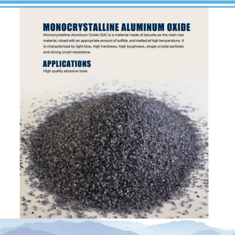 High Quality Refractory Monocrystalline Fused Alumina Single Crystal Fused Alumina