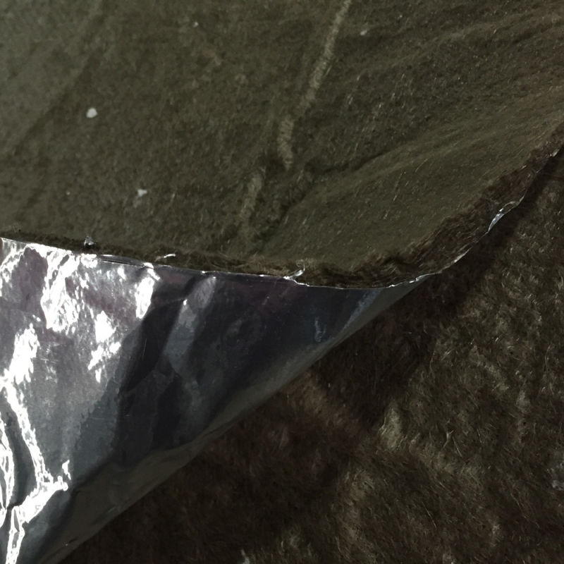 High Temperature Insulation Needled Basalt Fiber Felt Batts with Aluminum