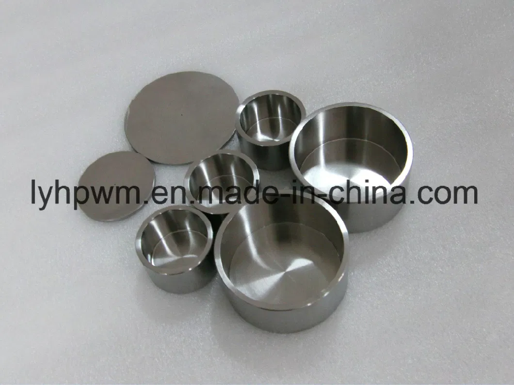 Density More Than 10.2g/Cc Forged Polished Small Molybdenum Crucible Od35mm