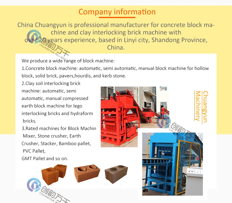 Cy4-10 Interlocking Compressed Earth Stabilised Soil Block Machine for House and Water Tank Construction