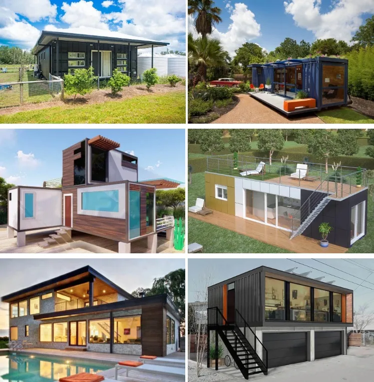 Easy Assembly Disassembly Prefab Container House for Resort House