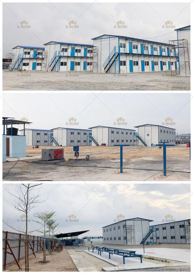 Steel Structure Temporary Site Dormitory Building Prefab Portable Houses