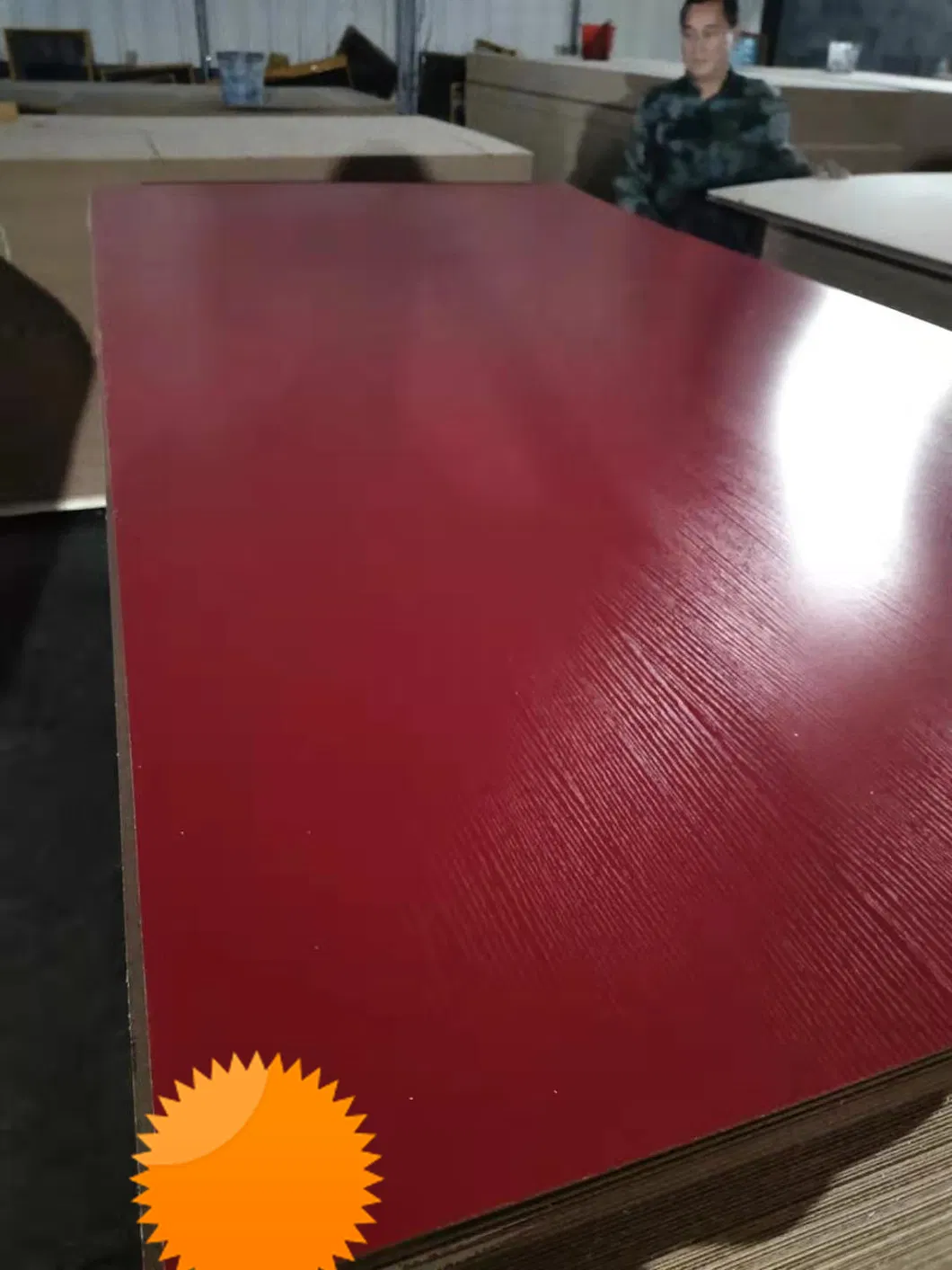 Furniture Grade Natural Veneer/Melamine Laminated HDF/MDF Boards for Middle East Market Building Material