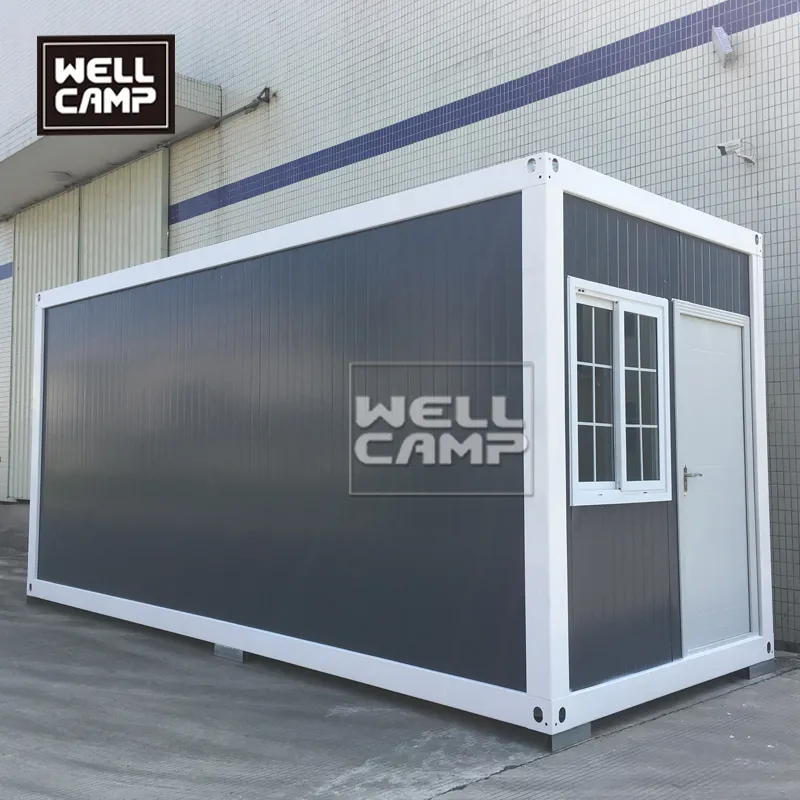 20FT Prefab Site House Labor House Flat Pack Container House for Construction