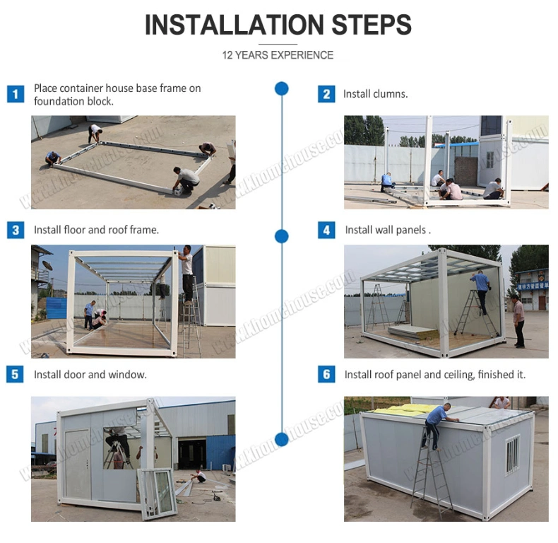 Prefabricated Modular Workforce Housing Mobile Container Home for Pipeline Project