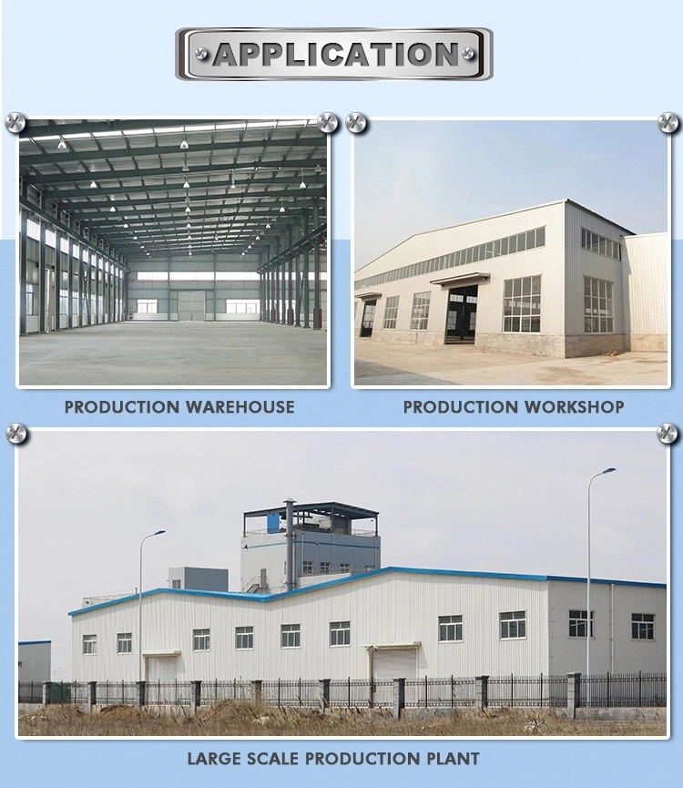 Low Cost Metal Sheet Panel Building Material Steel Workshop Construction