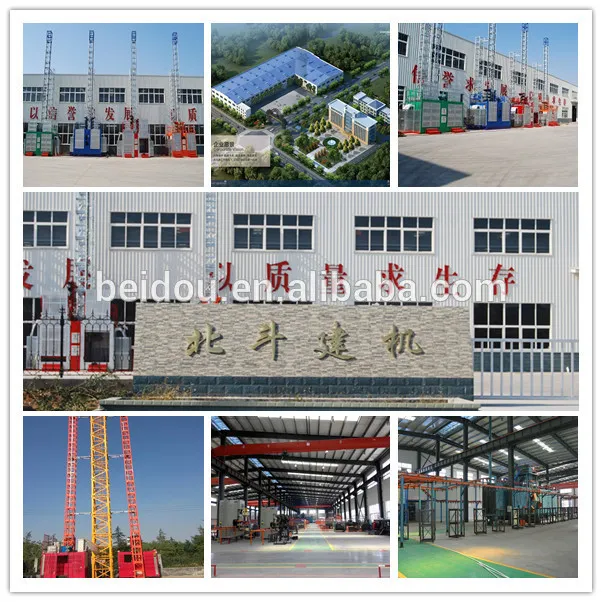 Building Construction Hoist/Construction Material Elevator/Construction Lift with Ce, BV