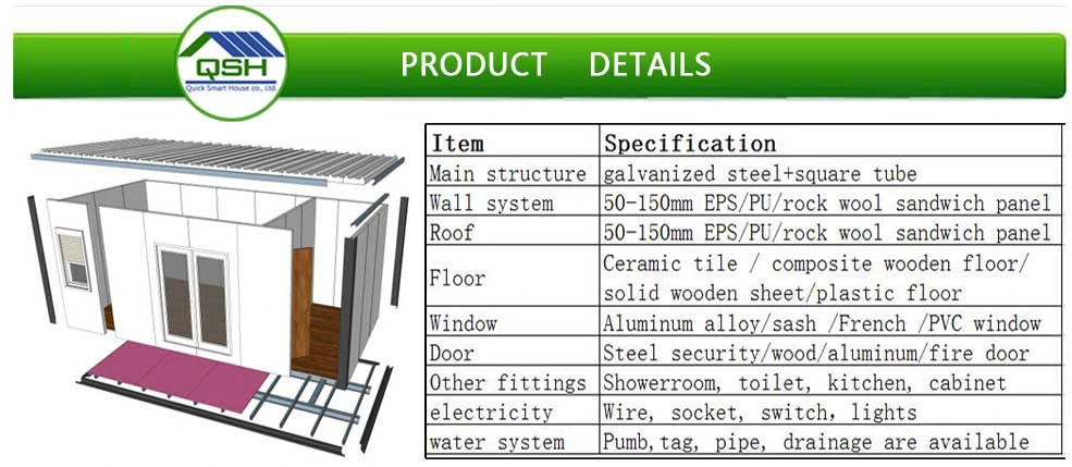 Flat Pack Homes Prefab House Wooden Cottage Prefab House Container Mexico Steel Prefab Home House Hotel