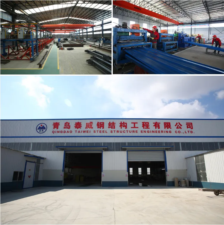 Low Cost Metal Sheet Panel Building Material Steel Workshop Construction