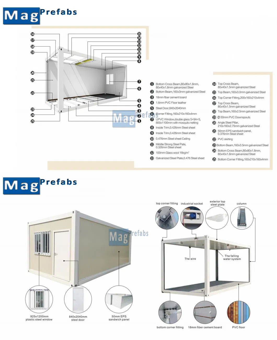 House Knock Prefab House Designable Ce Container Building House