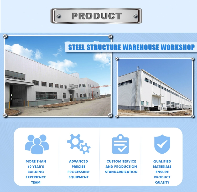 Low Cost Metal Sheet Panel Building Material Steel Workshop Construction