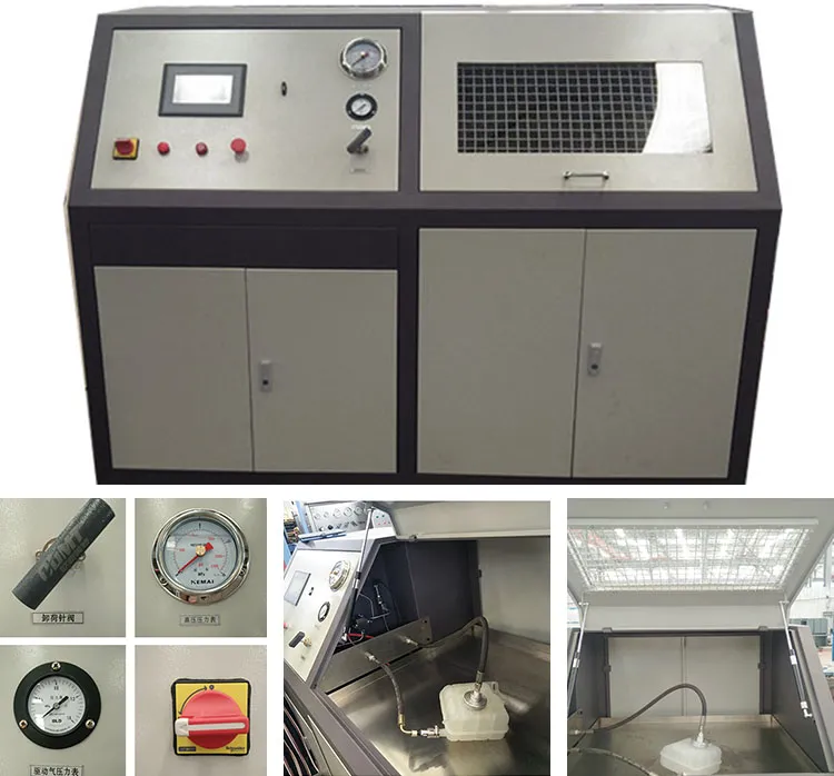 Pneumatic Air Driven High Pressure Burst Test Machine Blasting Valve