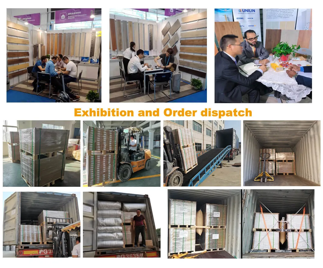 Commercial PVC Material Waterproof Spc Wallboard Type Click Lock Vinyl Plank Flooring China Supplier