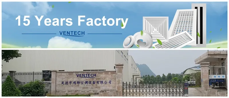 Factory Supply Wide Frame Square Air Diffuser