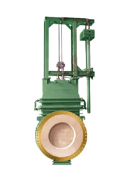 Hot Blast Valve Steel Mill Vlave Super High Temperature Lining Water Cooled Hot Air Valve