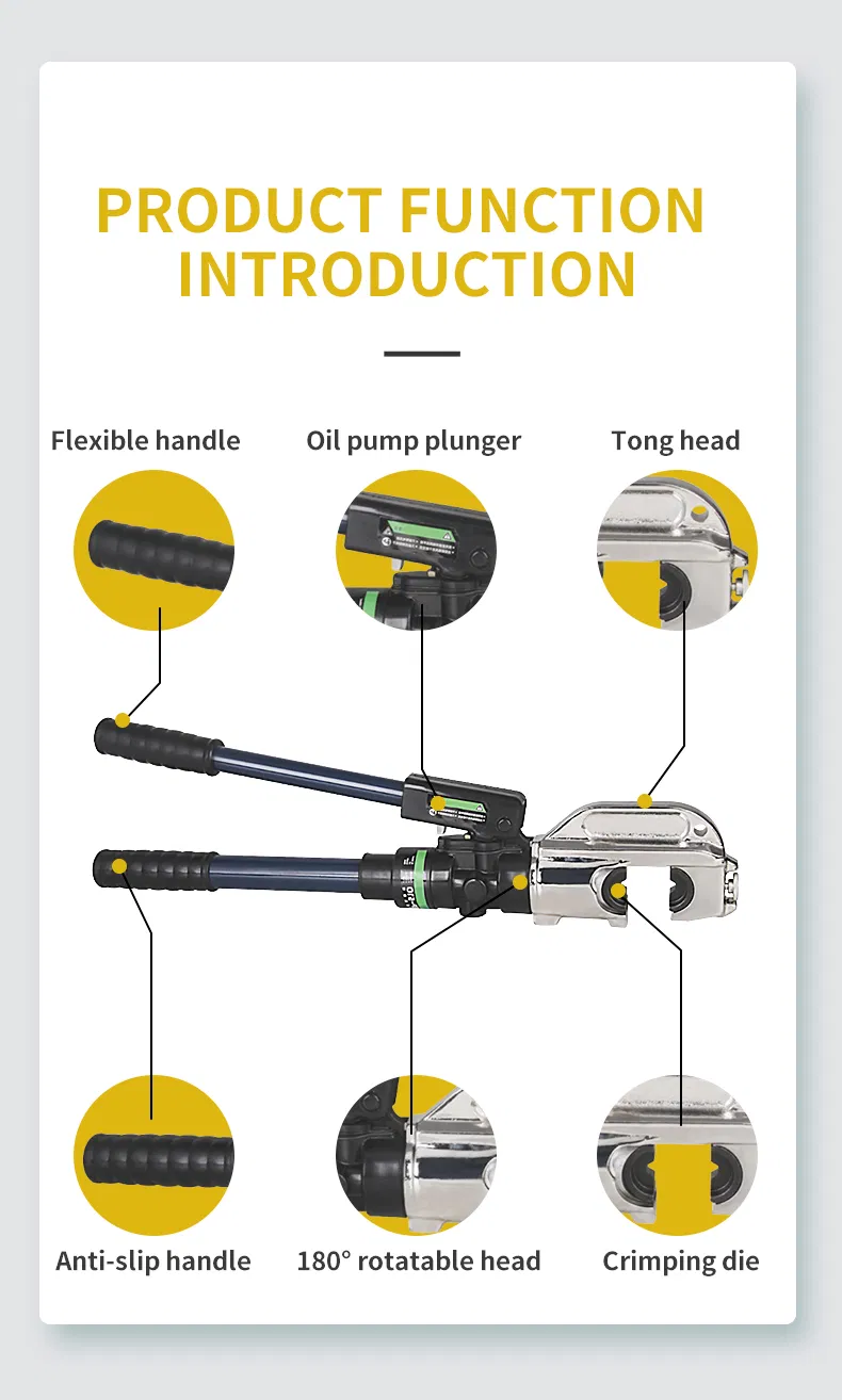 Safety Valve Hydraulic Crimping Tool with Crimping Range 50~400mm2 (EP-510)