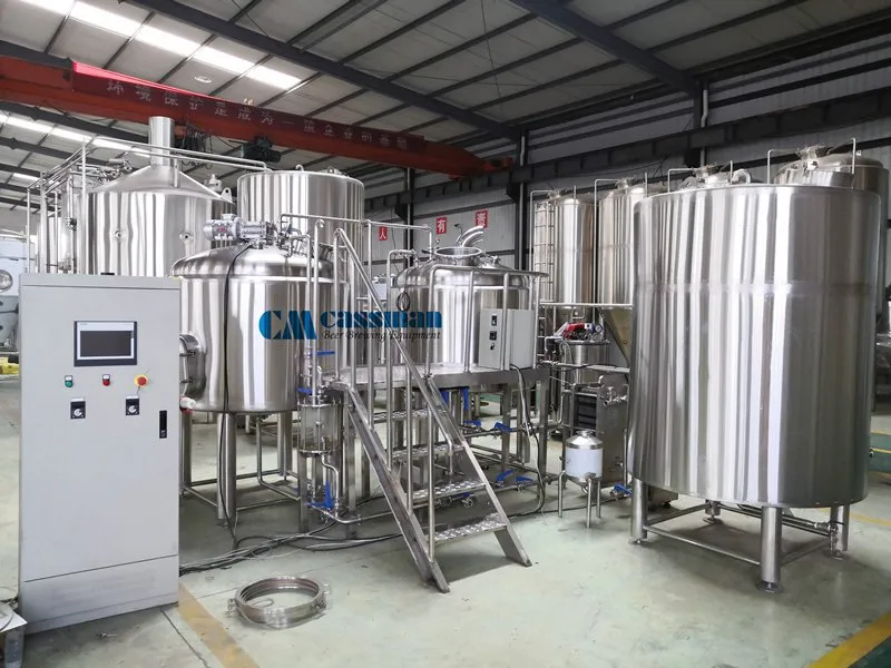 800L Brewery Beer Machine Small Beer Production Line