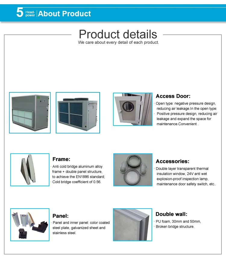 Hotel Room Ventilation Split Type Air Cooled Air Conditioner