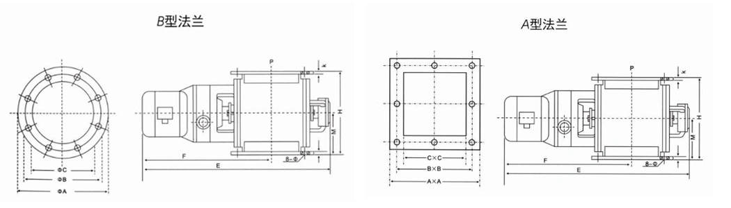 Metal Customized Constant Feeder/Rotary Airlock Valve for Powdery and Granular Materials