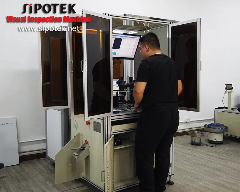 Plastic Connector Vision Inspection Machine for Surface Defects Inspection