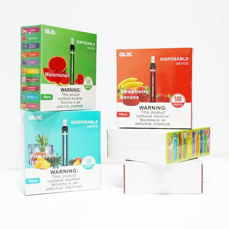 Puff Bar Disposable Device 400mAh Battery 500+ Puffs 2.2ml Pod No Maintenance Charging or Refilling